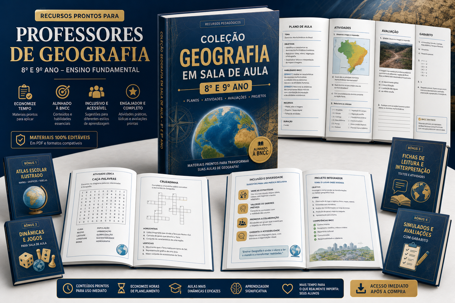 Ebook Geografia para Professores 8º e 9º Ano